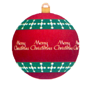 Merry Christmas Bauble stampette avatar image