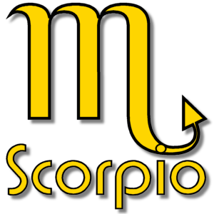Scorpio Zodiac Sign Yellow stampette avatar image